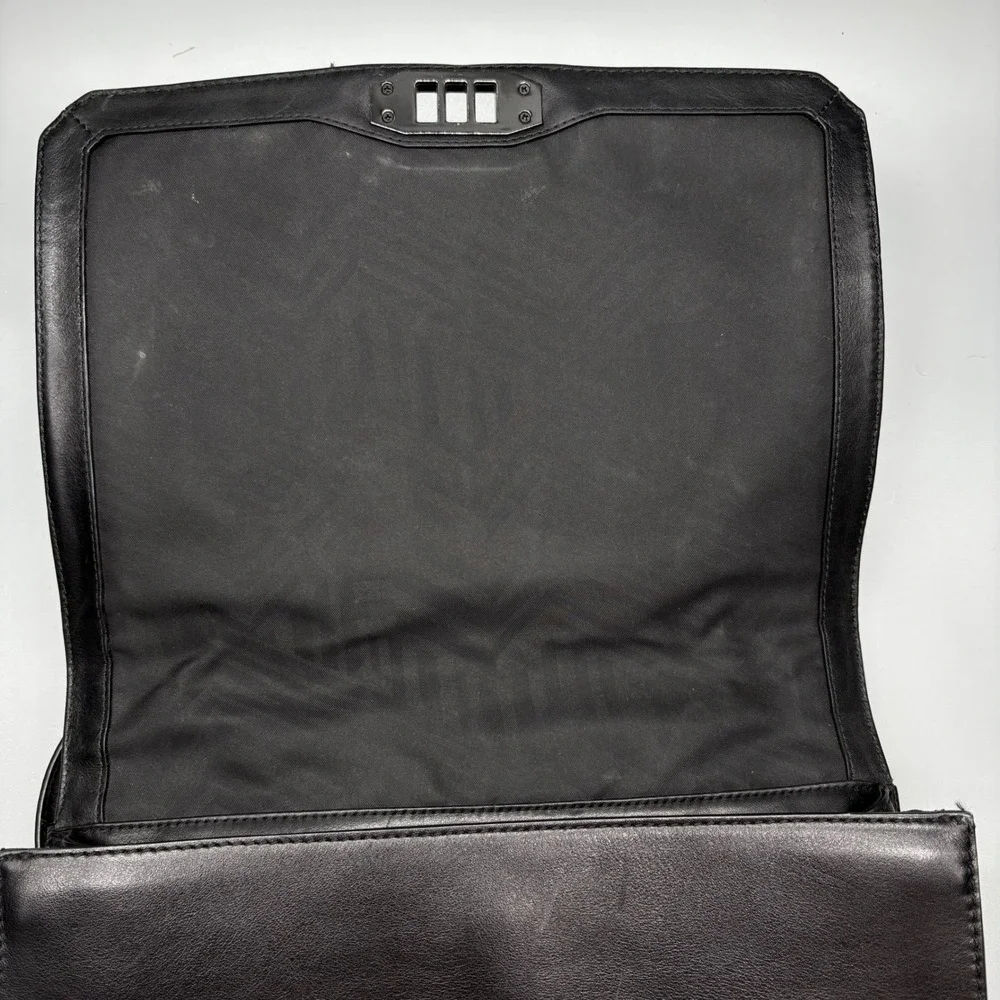 Rebecca Minkoff‎ Chevron Quilted Leather Love Crossbody Shoulder Bag Black